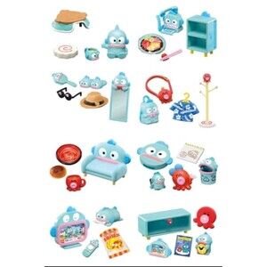Sanrio Hangyodon miniature house. Complete box.